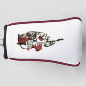 Houten baars golfheadcover (Voorkant)