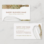 Houten bakkerij visitekaartje (Voorkant / Achterkant)