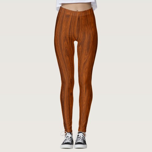 Houten benen leggings (Voorkant)
