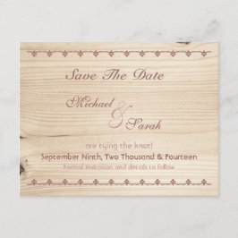 Houten bewaar de datum save the date