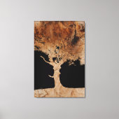 Houten boom canvas afdruk (Voorkant)