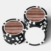 Houten borden pokerchips (Opstapeling)
