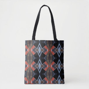 Houten boten abstract tas