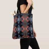 Houten boten abstract tas (Dichtbij)