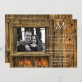 Houten Bruiloft 5 Jaar Getrouwd Kaart (Voorkant / Achterkant)