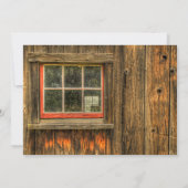 Houten Bruiloft 5 Jaar Kaart (Achterkant)