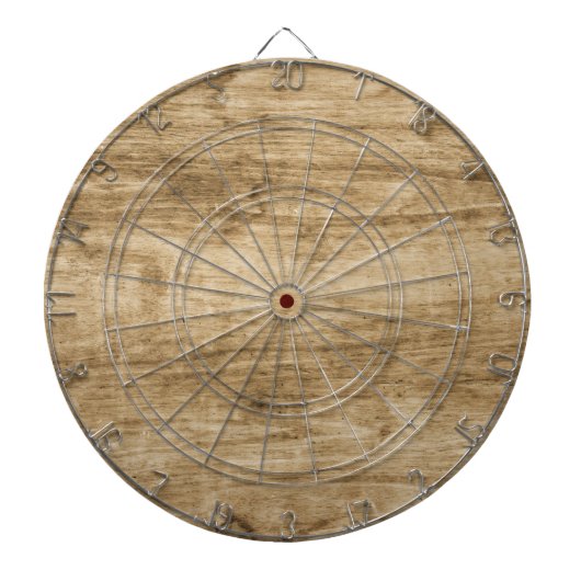 Houten dartbord. dartbord (Voorkant)