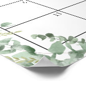 Houten Dieren Groene Groei Verwachte Bevalling Kal Poster (Hoek)