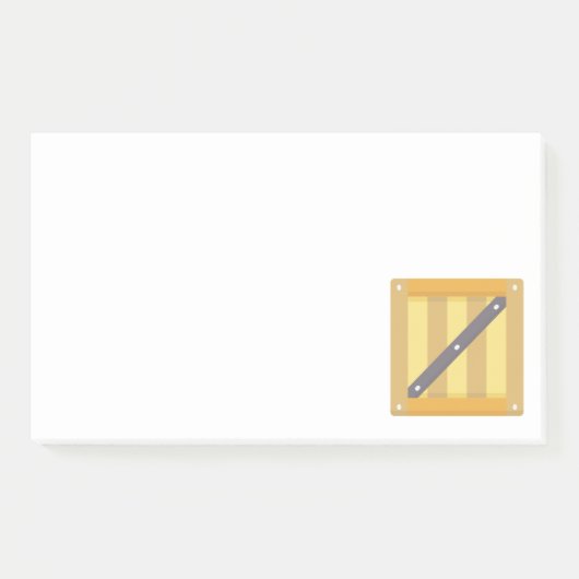 Houten doos post-it® notes (Voorkant)