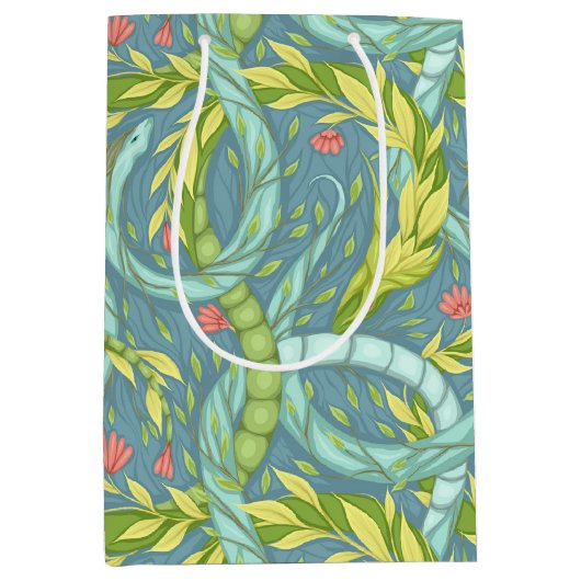 Houten draken medium cadeauzakje (Voorkant)