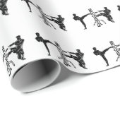 Houten dummy vleugel chun cadeaupapier (Rol Hoek)