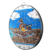 HOUTEN EEND DARTBORD (Voorkant Rechts)