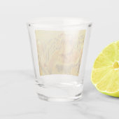 Houten Eenden op Water Shot Glas (Achterkant)