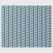 Houten eendenwaterlelie cadeaupapier (Vlak)