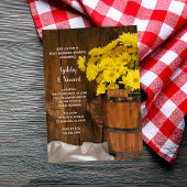 Houten Emmer Madeliefjes Landelijke Post Trouw Bru Kaart
