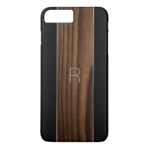 Houten en metalen iPhone 7 Plus hoesje