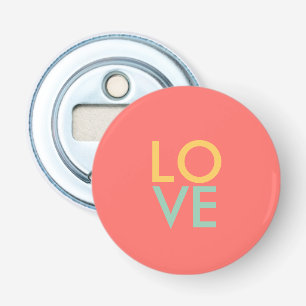 Houten flesopener button flesopener