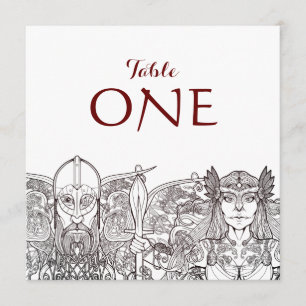 Houten & Fríge Individuele Tafelnummers