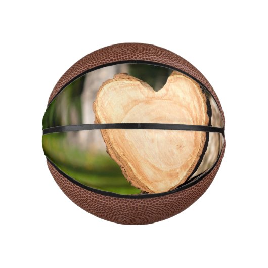 houten hart basketbal (Voorkant)
