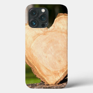 houten hart iPhone 13 pro hoesje