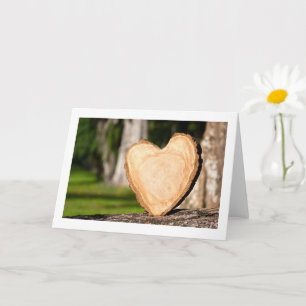 houten hart kaart