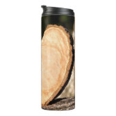 houten hart thermosbeker (Geroteerd rechts)