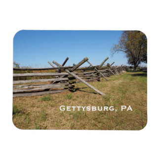 houten hek in Gettysburg PA Magneet