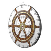  houten helm dartbord (Voorkant Rechts)