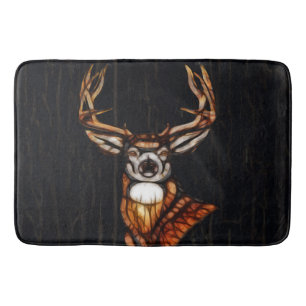 Houten hout Deer Rustic Land op maat Badmat