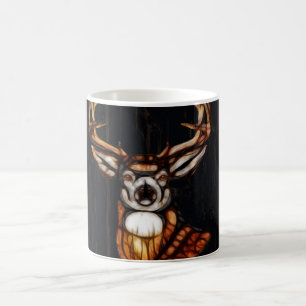 Houten hout Deer Rustic Land op maat Magische Mok