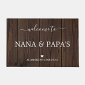 houten huisdeurmat deurmat (Voorkant)