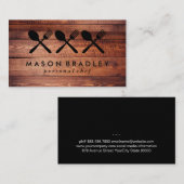 Houten Huishoudelijke Artikelen Visitekaartje (Voorkant / Achterkant)