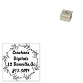 Houten inktpatroon 	rubberstempel (Gestempeld)
