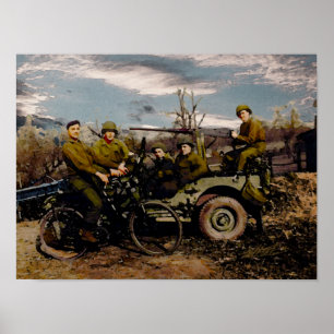 Houten Jeep Crew Poster