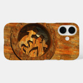 houten klok Case-Mate iPhone case (Achterkant (horizontaal))
