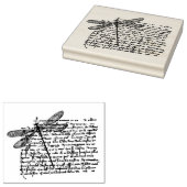  houten kunststempel 	rubberstempel (Gestempeld)