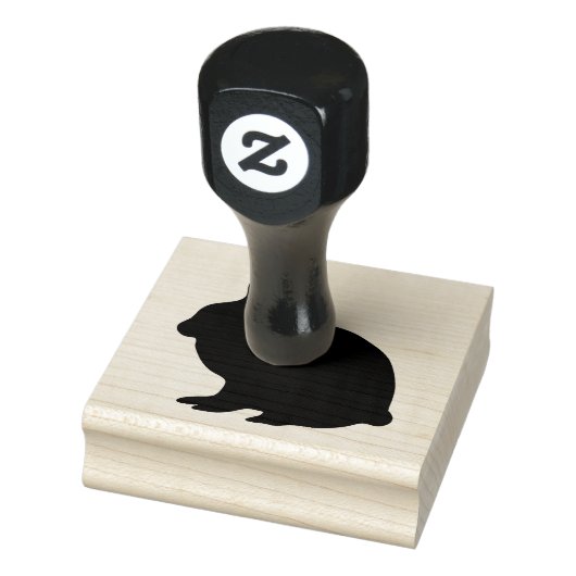 Houten kunststempels/Konijn Rubberstempel (Stempel)