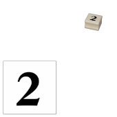 Houten kunststempels/nummers 	rubberstempel (Gestempeld)