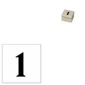 Houten kunststempels/nummers 	rubberstempel (Gestempeld)