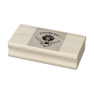 Houten kunststempels 	rubberstempel