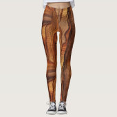 Houten Leggings -  (Voorkant)