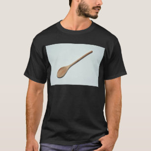 Houten lepel voor keukengebruik t-shirt