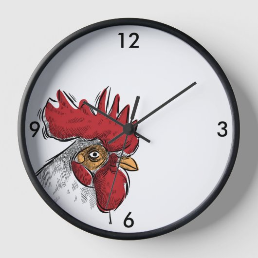 Houten Lijst klok (Voorkant)