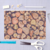 Houten logboeken  tissuepapier (Craft)