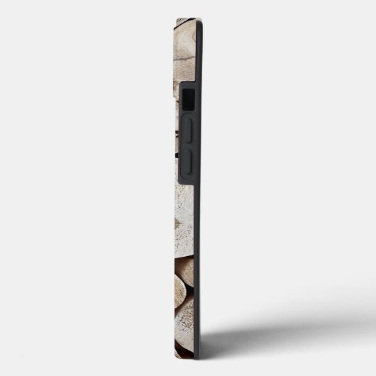 Houten Logs Case-Mate iPhone Case (Achterkant / Links)