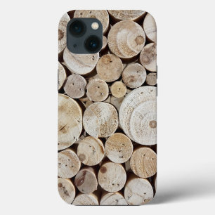 Houten Logs iPhone 13 Hoesje