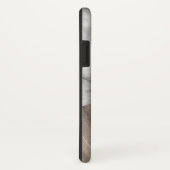 houten marmer met monogram Case-Mate iPhone case (Achterkant / rechts)