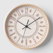 houten Muur Kunst & Decor Klok (Voorkant)