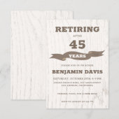 Houten ontwerp kaart (Voorkant / Achterkant)