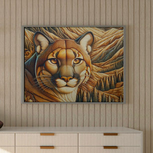 Houten Panther Decoupage Tissue Papier